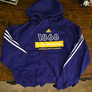 Adidas Minnesota State Mankato Mavericks 1868 Purple Hoodie